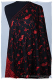 Rouge Noir Orient Paisley Kashmir Shawl