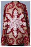 The Mona Lisa Maroon Deux Kashmir Shawl