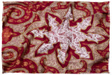 The Mona Lisa Maroon Deux Kashmir Shawl