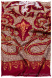 The Mona Lisa Maroon Deux Kashmir Shawl