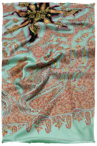 The Mona Lisa Jade Deux Kashmir Shawl