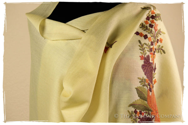 Ivory Paldar Kashmir Shawl