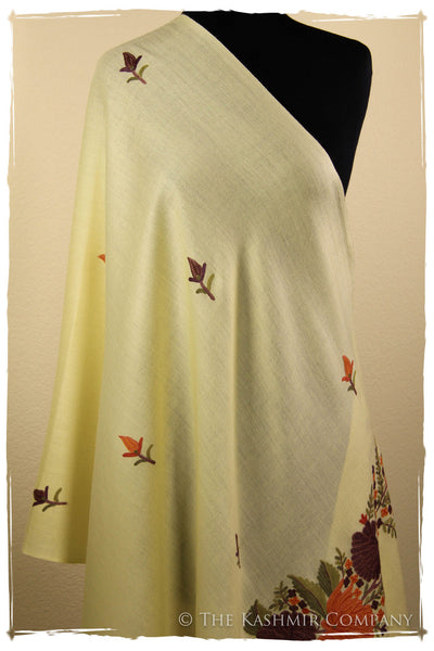 Ivory Paldar Kashmir Shawl