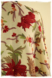 Nishaat Garden in Fall Bloom Ivory Shawl