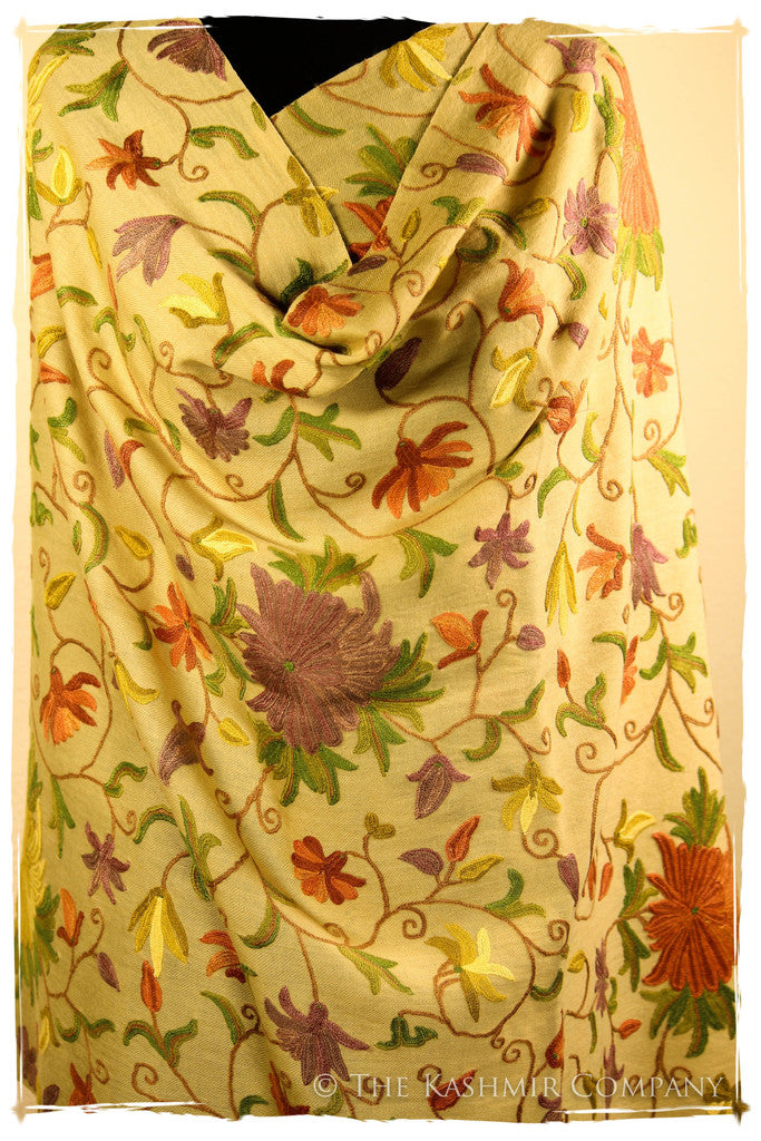 The Decadent Saffron Shawl
