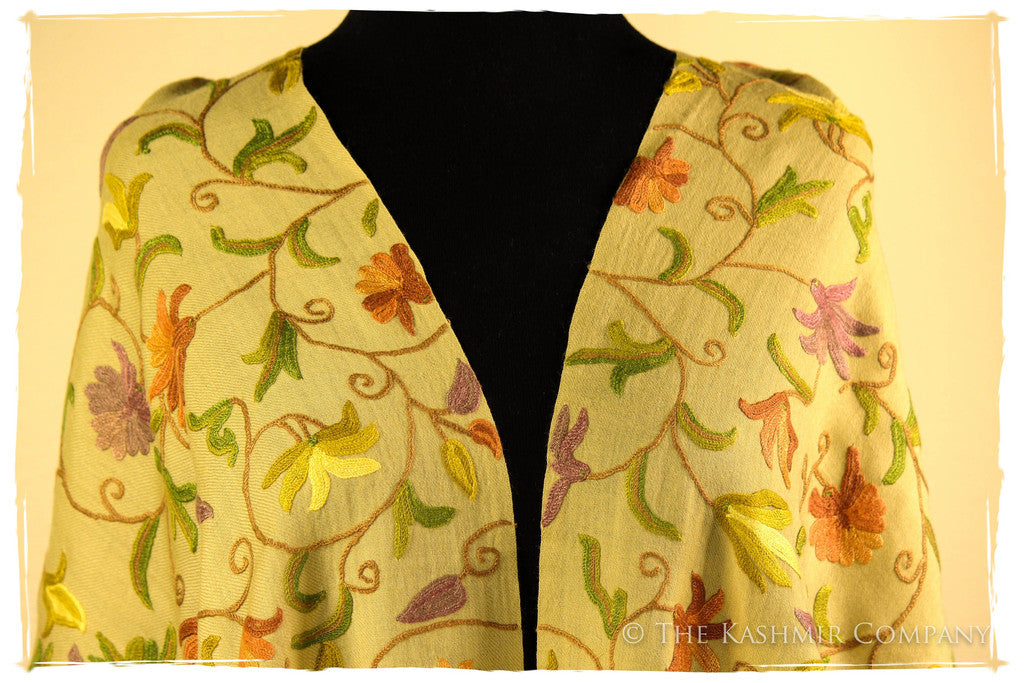 The Decadent Saffron Shawl
