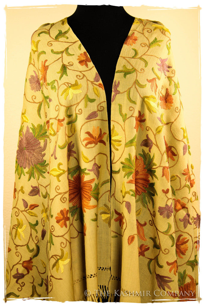 The Decadent Saffron Shawl