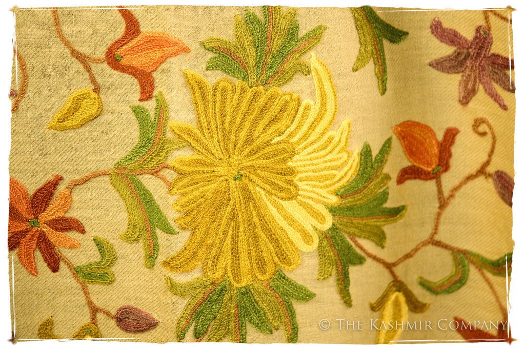The Decadent Saffron Shawl