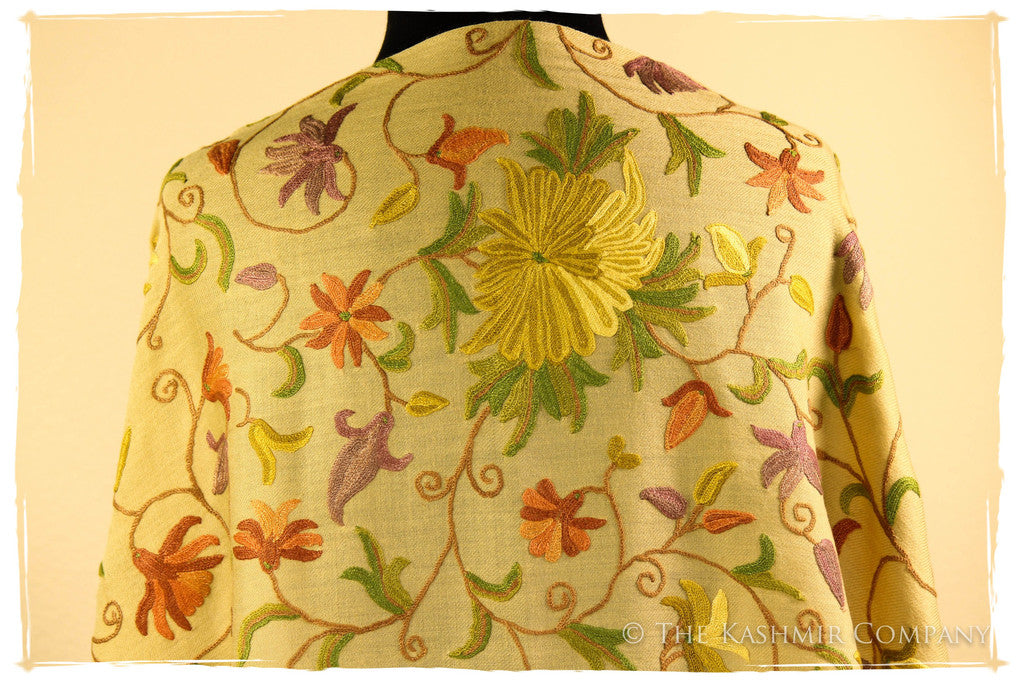The Decadent Saffron Shawl
