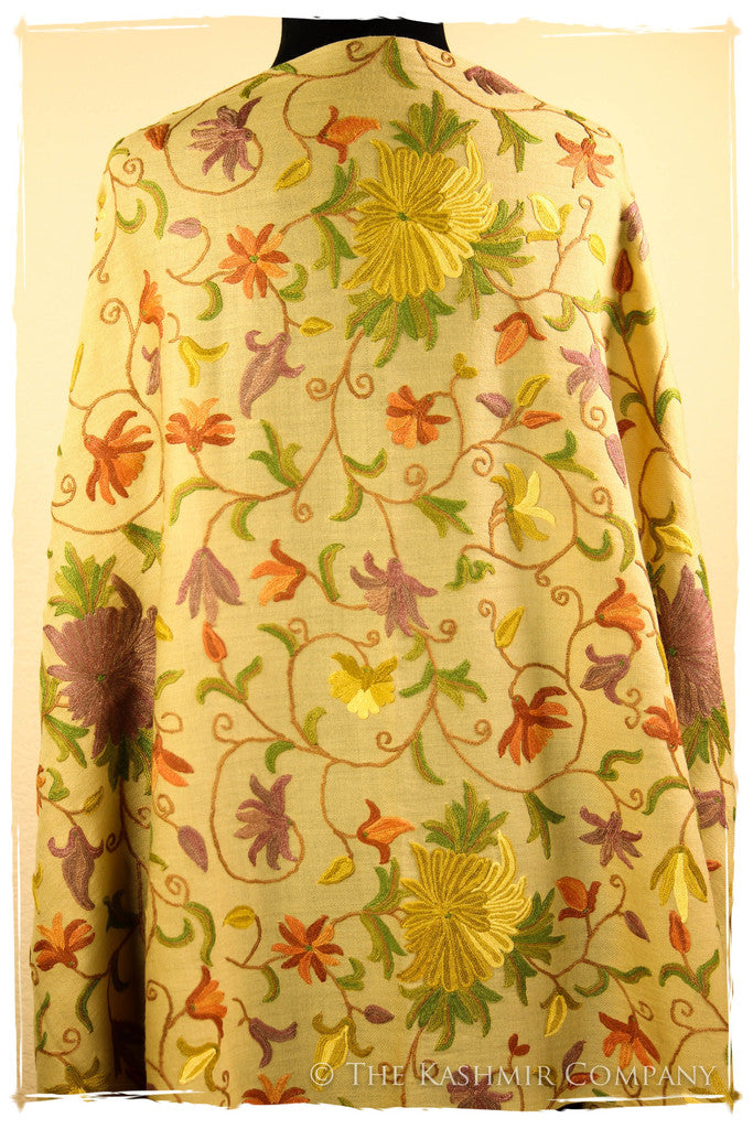 The Decadent Saffron Shawl