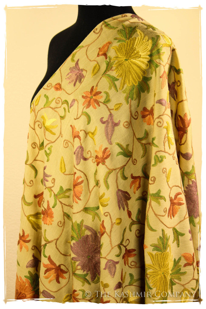 The Decadent Saffron Shawl