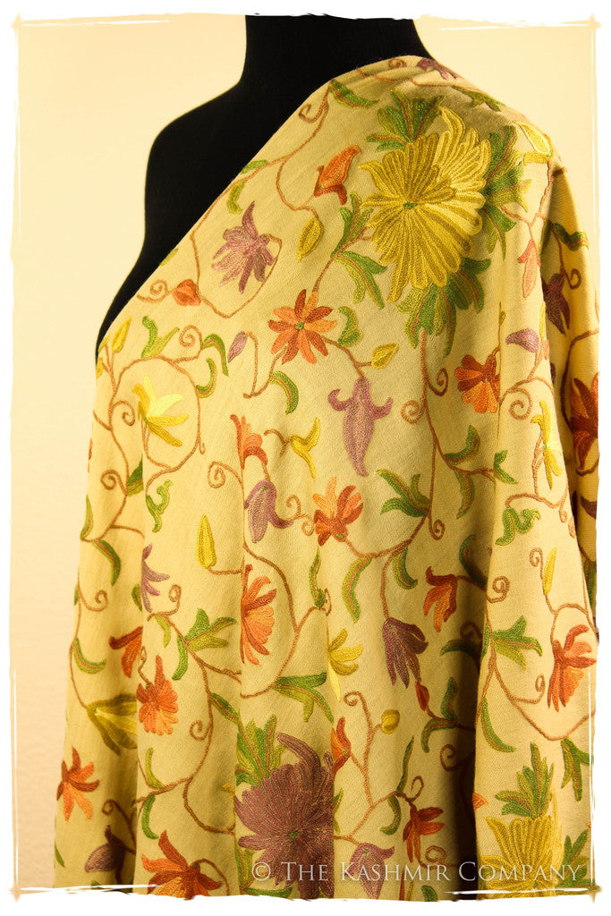 The Decadent Saffron Shawl