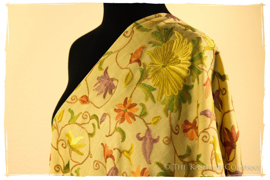 The Decadent Saffron Shawl