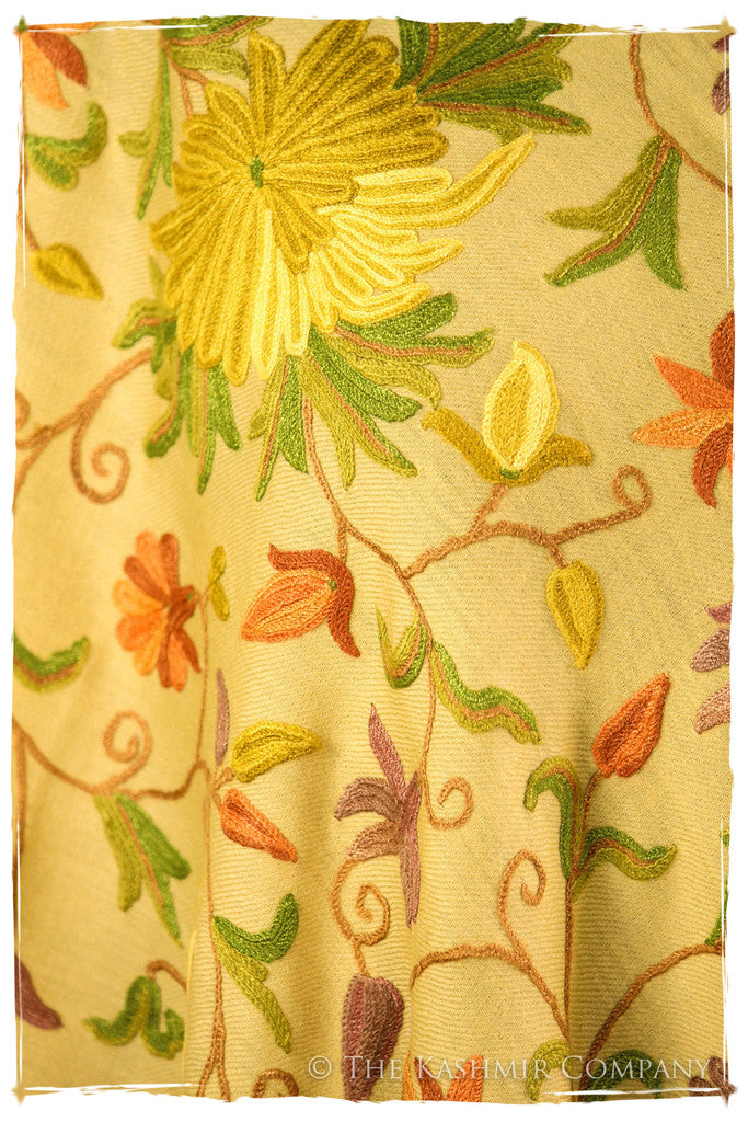 The Decadent Saffron Shawl