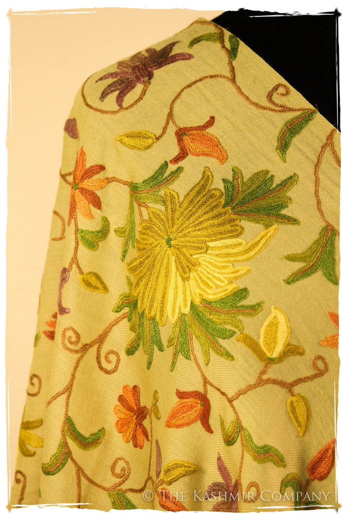 The Decadent Saffron Shawl