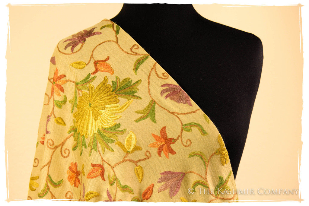 The Decadent Saffron Shawl