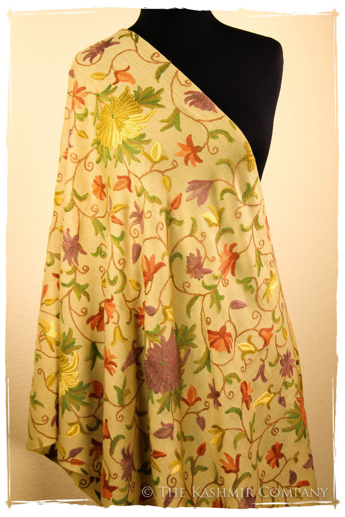 The Decadent Saffron Shawl