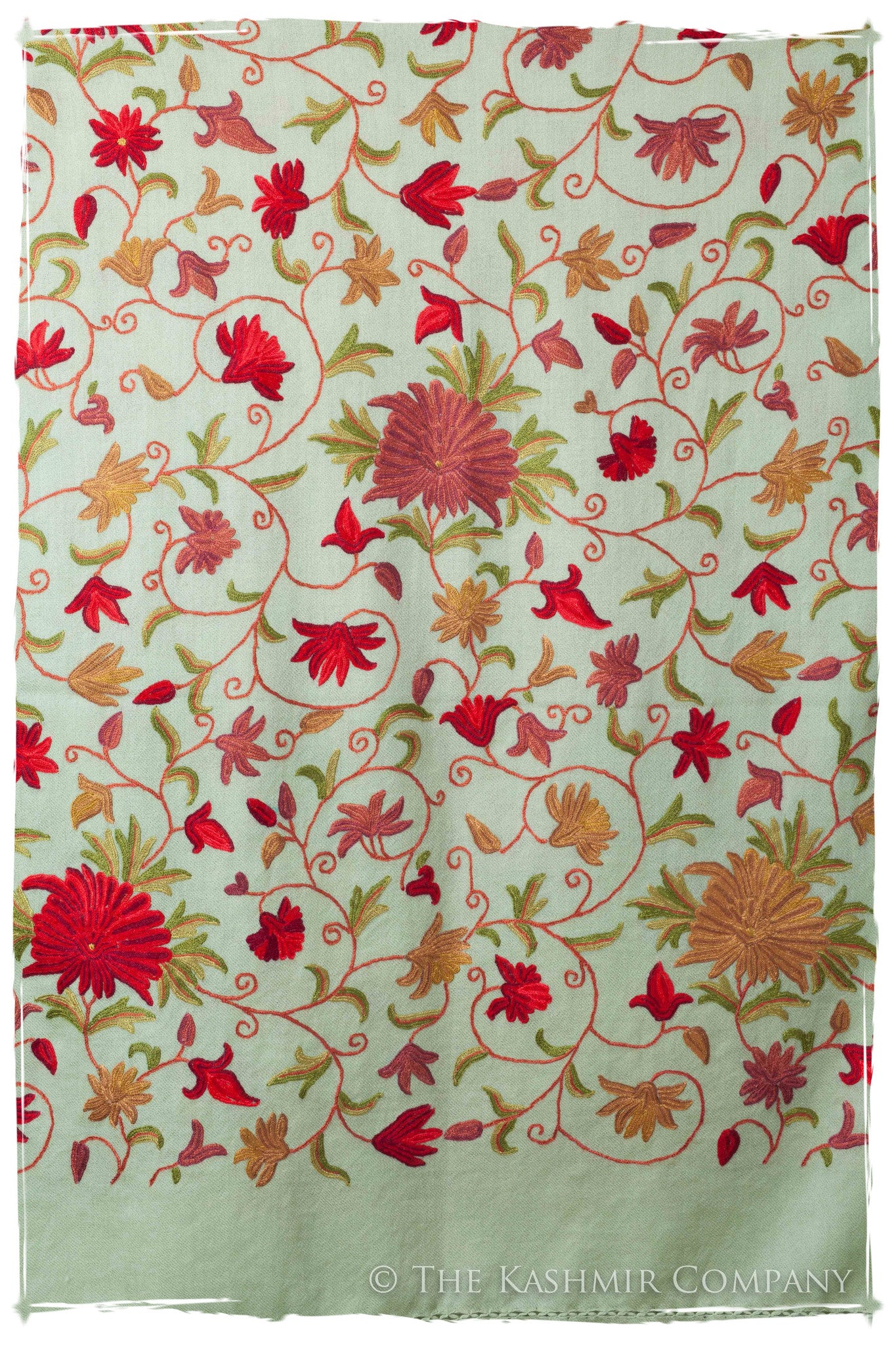 Vignes en Fleurs Aloe Antoinette Shawl