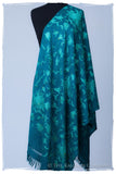 Vignes en Fleurs Port Bleu Antoinette Shawl