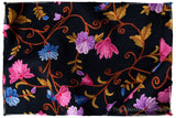Oeillet Rose Jardin Antoinette Noir Shawl