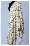 Elmwood Jardin Antoinette Ivory Shawl