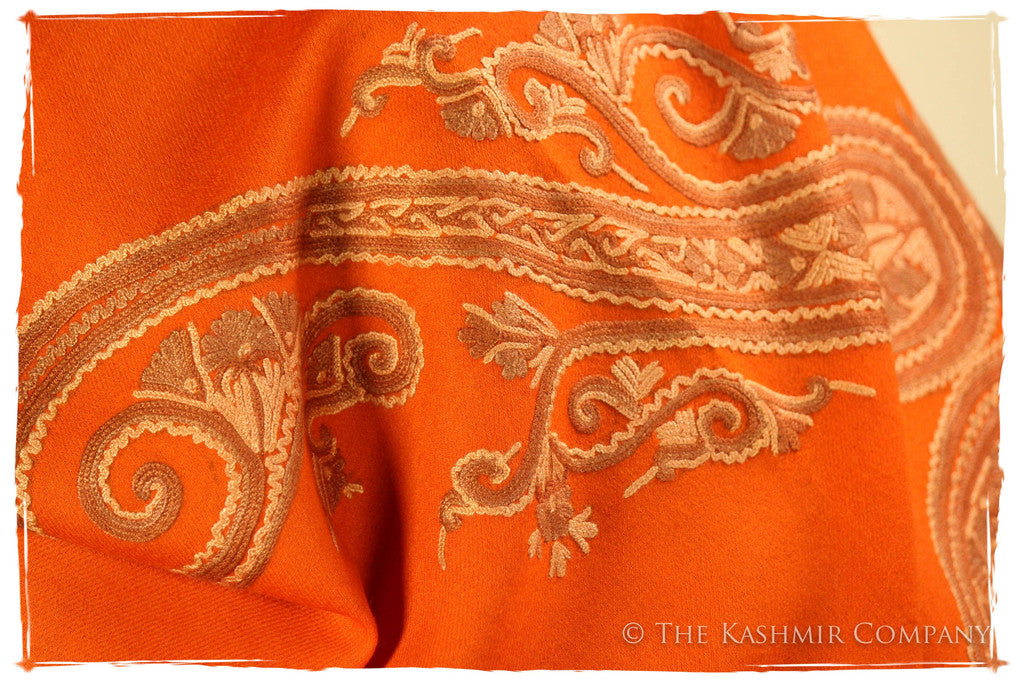 The Scarlet Flame Shawl