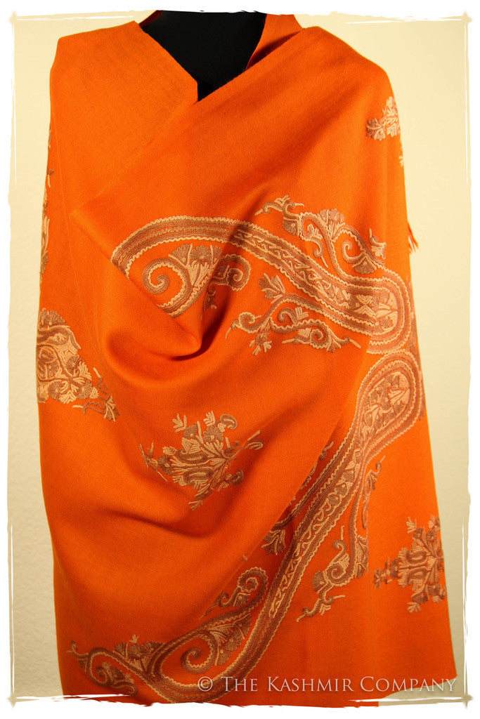 The Scarlet Flame Shawl