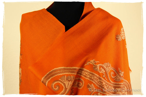 The Scarlet Flame Shawl