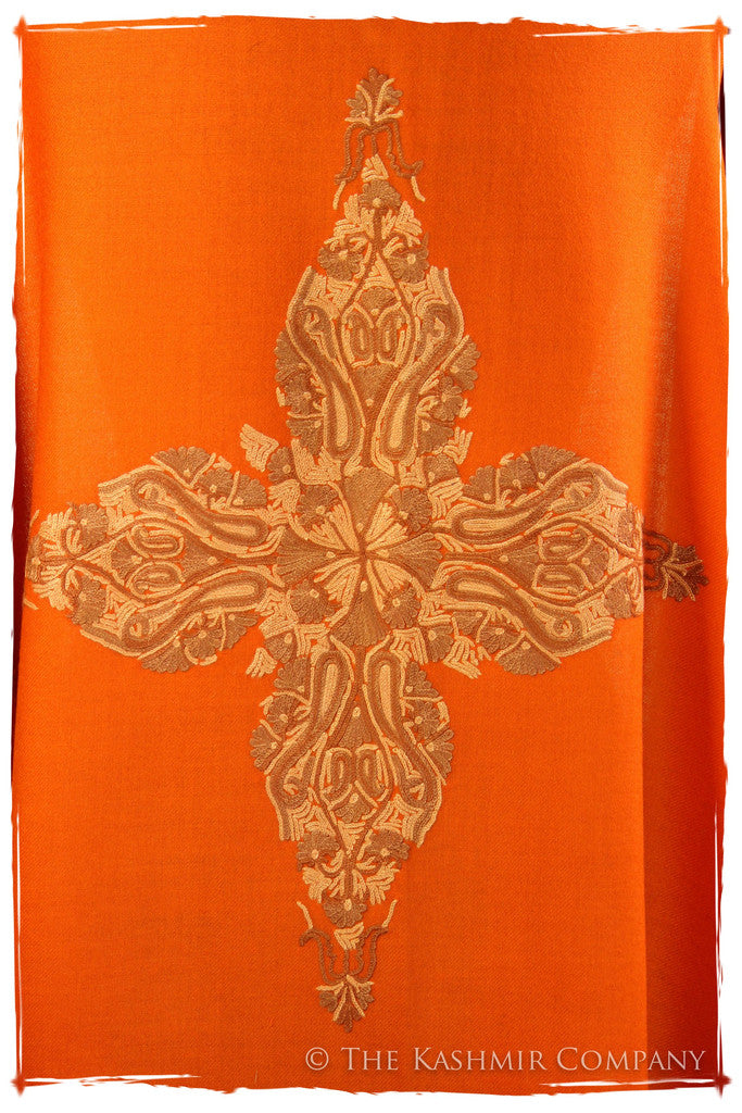 The Scarlet Flame Shawl
