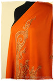 The Scarlet Flame Shawl