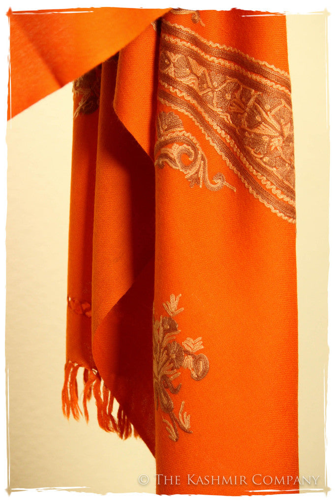 The Scarlet Flame Shawl