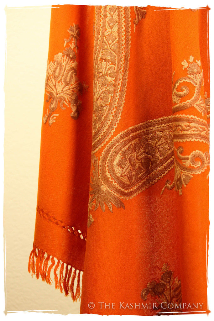 The Scarlet Flame Shawl