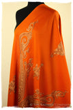 The Scarlet Flame Shawl