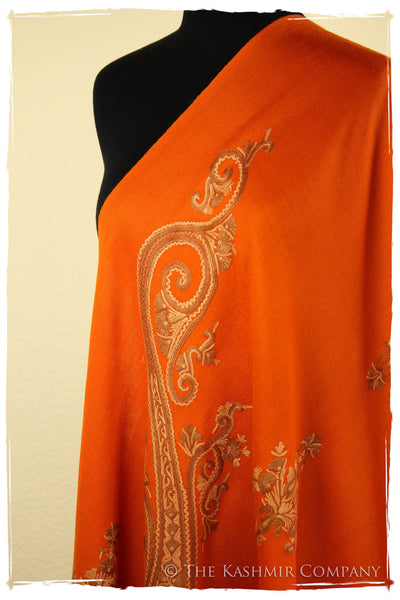 The Scarlet Flame Shawl