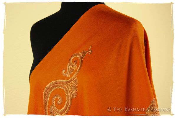 The Scarlet Flame Shawl
