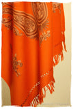 The Scarlet Flame Shawl