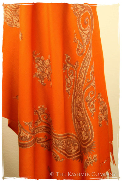 The Scarlet Flame Shawl