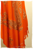 The Scarlet Flame Shawl