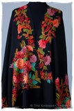 Frontière Jardin Noir Mascarade Shawl