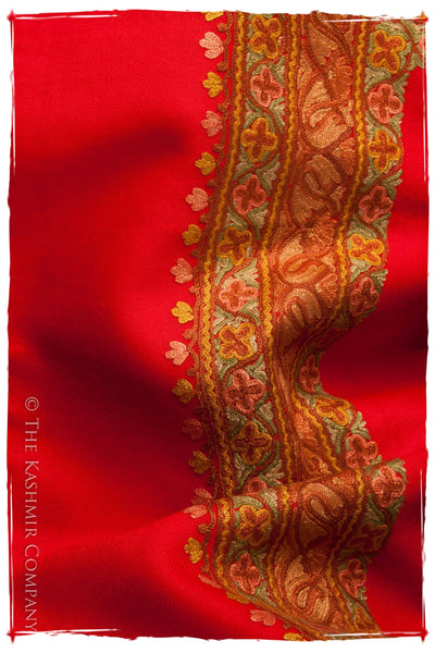 Trois Frontière Pavot Rouge Mascarade Shawl