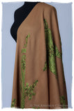 Regal Paisley Taupe Shawl