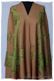 Regal Paisley Taupe Shawl