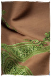 Regal Paisley Taupe Shawl