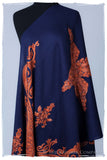 Regal Paisley Twilight Bleu Shawl