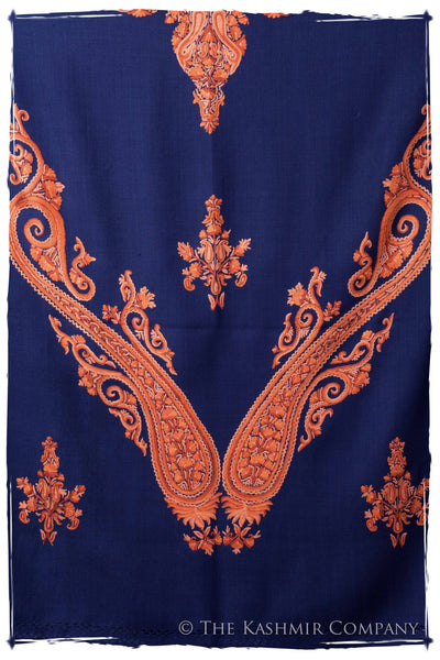 Regal Paisley Twilight Bleu Shawl