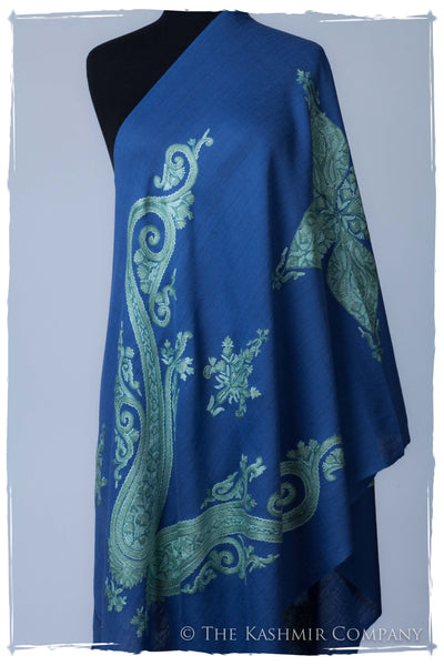 Regal Paisley Riviera Bleu Shawl