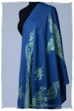 Regal Paisley Riviera Bleu Shawl