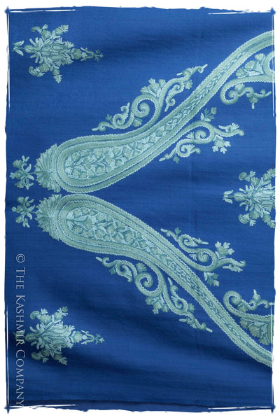 Regal Paisley Riviera Bleu Shawl