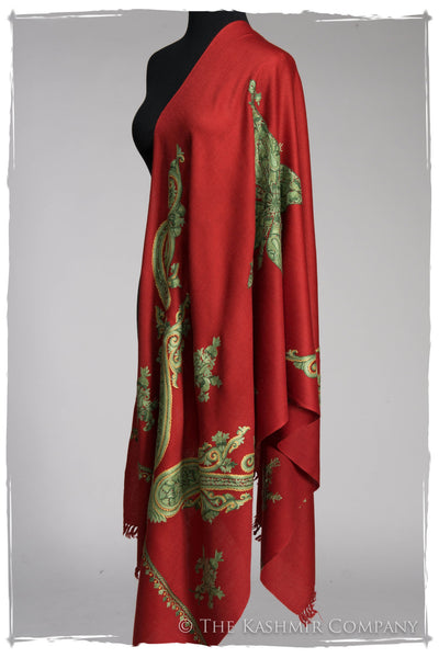 Regal Paisley Samba Rouge Shawl