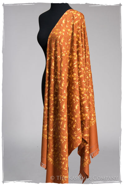 Terre de Sienne Gold Secret Garden Shawl